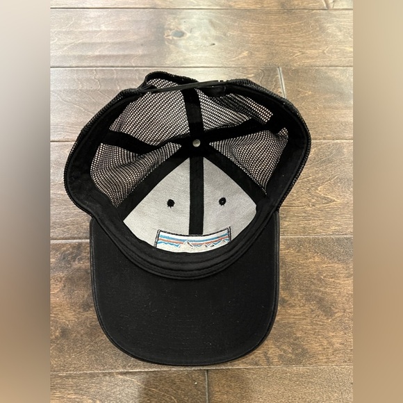 Patagonia Mens Black Patch Adjustable Snapback Trucker Hat Baseball Cap - Picture 7 of 7